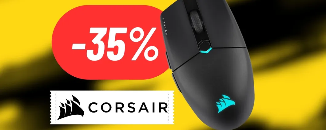 Sarà SEMPRE HEADSHOT con il Mouse da Gaming Corsair in MAXI SCONTO su Amazon (-35%!)