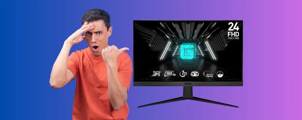 Prestazioni da gaming a un prezzo imperdibile: monitor MSI G2412F da 23,8