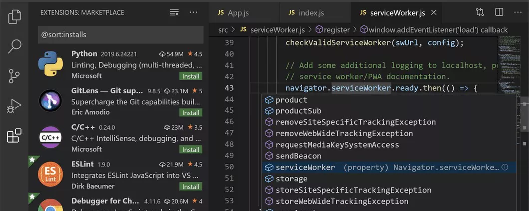 Visual Studio Code 1.77 con Data Wrangler e Chat Copilot
