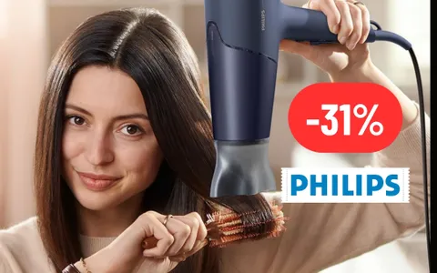 CAPELLI ASCIUTTI IN UN ATTIMO con il Phon Philips al 31% di SCONTO