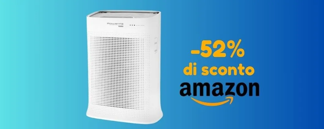 SUPER PROMO: purificatore d'aria Rowenta SCONTATO del 52% su Amazon!