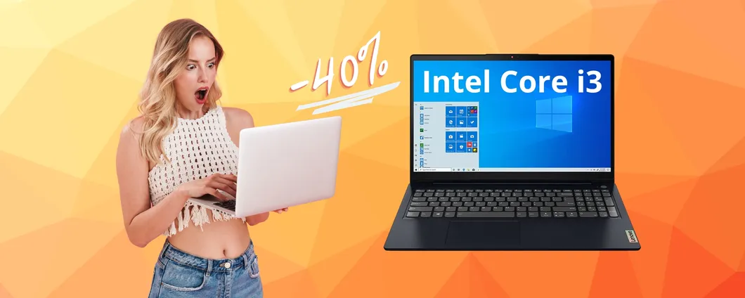 Lenovo IdeaPad 3 al MINIMO STORICO su Amazon (-40%)