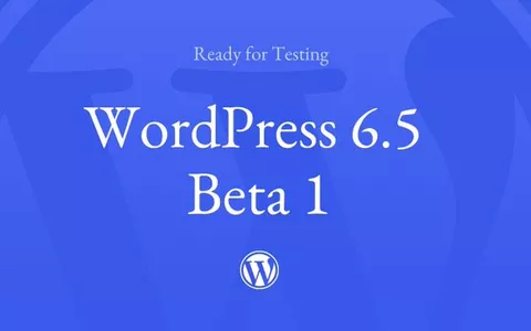 WordPress 6.5 è in Beta