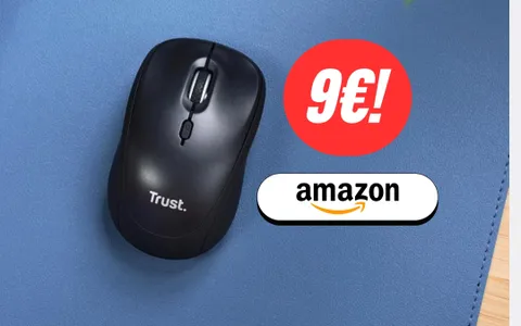 Mouse Trust sia per destrorsi che per mancini: silenzioso e con plastica riciclata ad un PREZZO CHOC