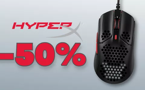 Il mouse da gaming HyperX Pulsefire Haste è al 50% su Amazon: AFFARE CLAMOROSO