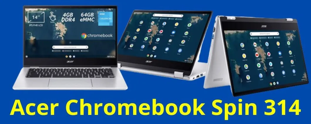 Pc Acer Chromebook Spin a MENO di 300 euro (solo su Amazon)