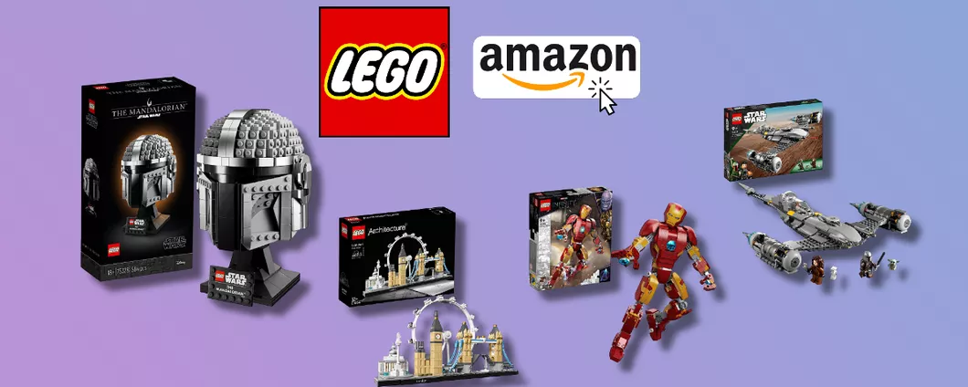 LEGO, quattro offerte IMPERDIBILI su Amazon: c'è anche il casco di The Mandalorian!