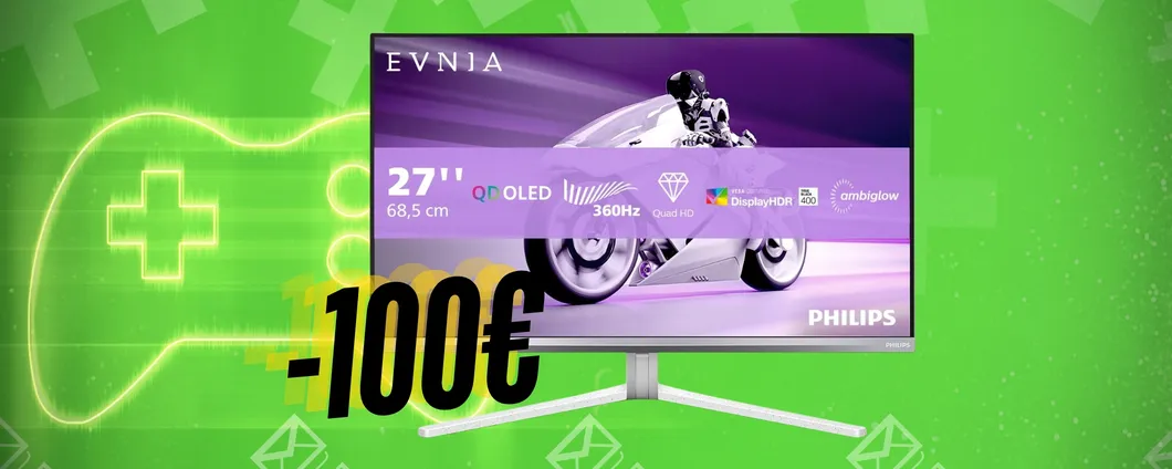 Con il monitor da gaming PHILIPS Evnia da 27