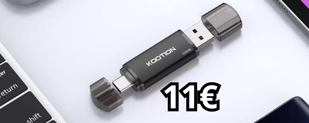 SCONTO PAZZO: Chiavetta USB C da 128GB a prezzo ridicolo di soli 11€ su Amazon!