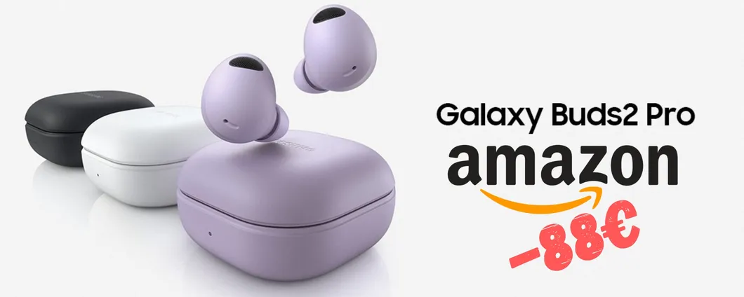 Samsung Galaxy Buds2 Pro: i migliori auricolari wireless al 38%