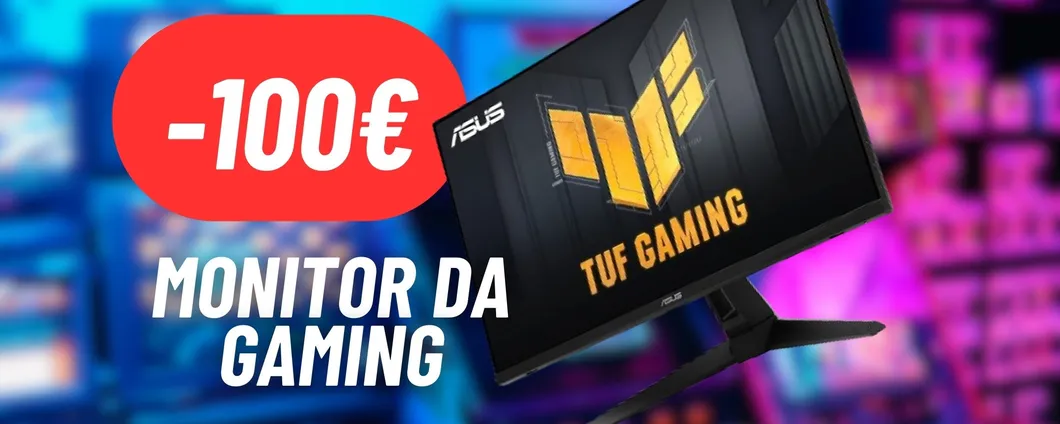 GIOCA COME UN PRO con il Monitor da gaming Asus in MAXI SCONTO su Amazon