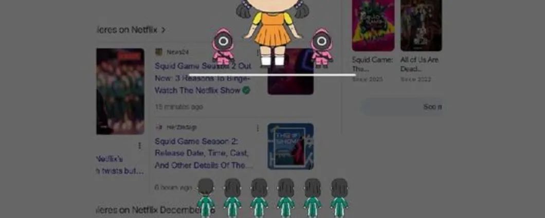 Squid Game su Google: scopri l'Easter Egg interattivo e divertente