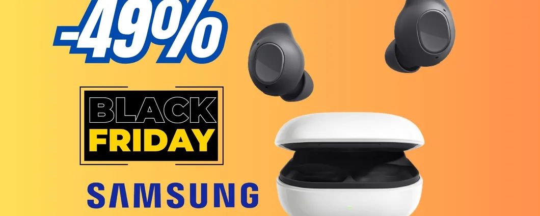 Galaxy Buds FE: cuffie bluetooth Samsung al 49% di sconto