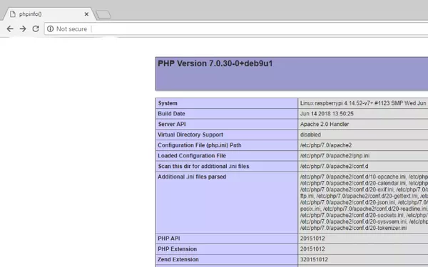 php test page