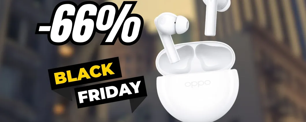 Cuffie bluetooth OPPO al 66% di sconto per il Black Friday 2024