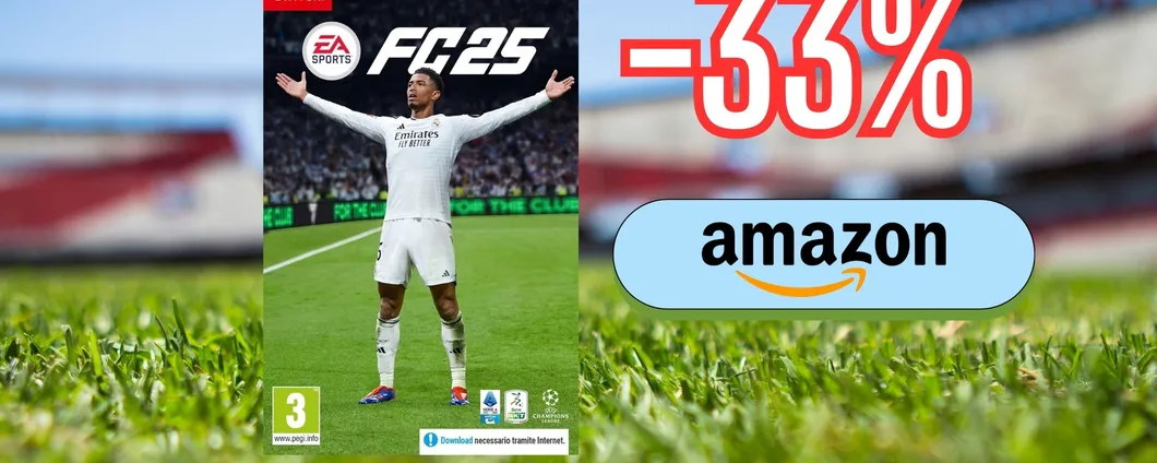EA Sports FC 25: il calcio su Nintendo Switch al 33% di sconto