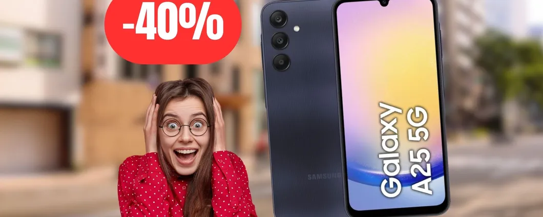Samsung Galaxy A25: a meno di 200€ non c'è di meglio (-40%)