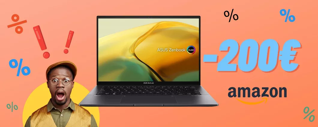 OFFERTA BOMBA per il PC portatile ASUS Zenbook 14, 200€ di SCONTO!