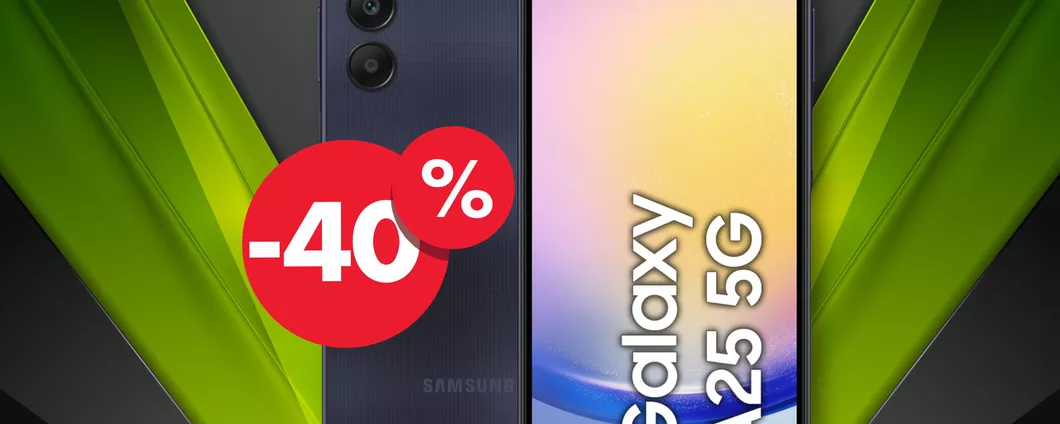 Samsung Galaxy A25: smartphone DEI SOGNI a prezzo MINIMO STORICO su Amazon!