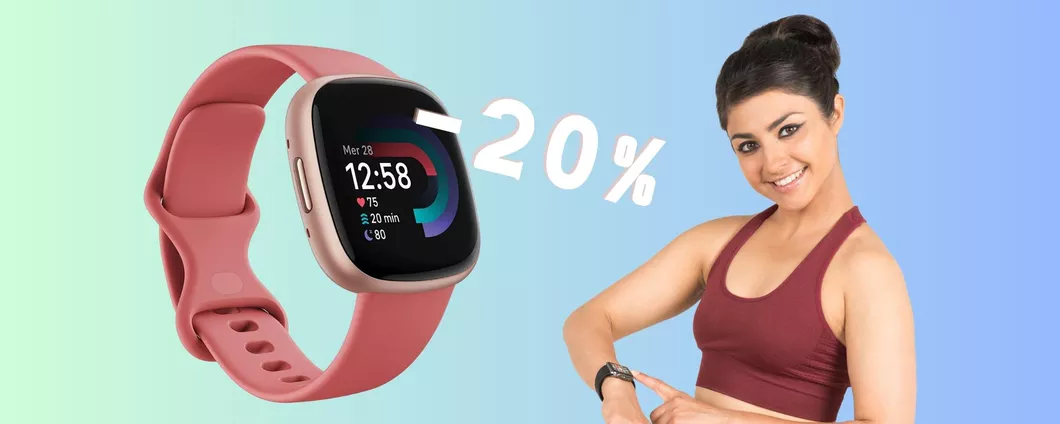 Fitbit Versa 4 in PROMOZIONE al 20% solo su Amazon
