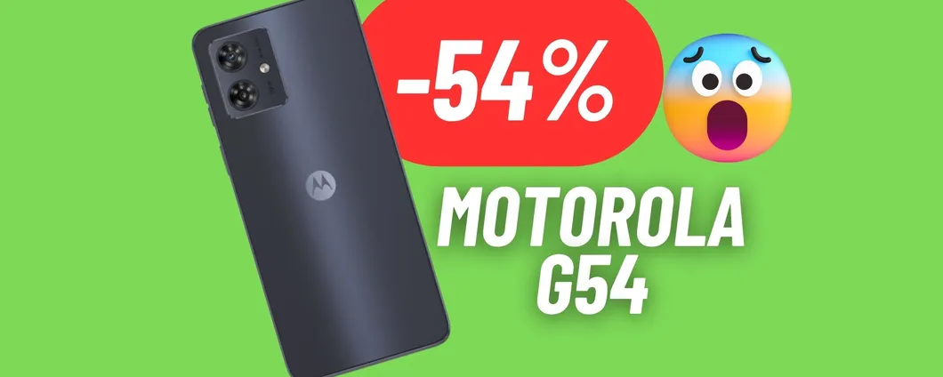 SCONTO PAZZESCO sul Motorola G54: più che best buy, un REGALO! (-54%)