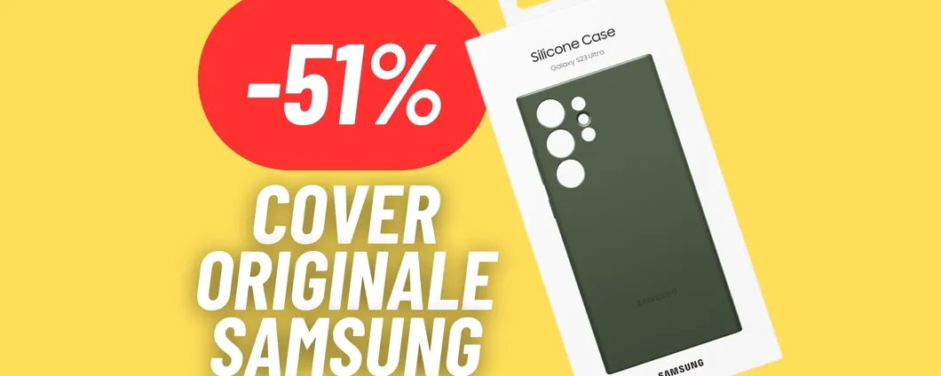 Proteggi il tuo S23 Ultra con la cover Samsung ORIGINALE al 51% di sconto