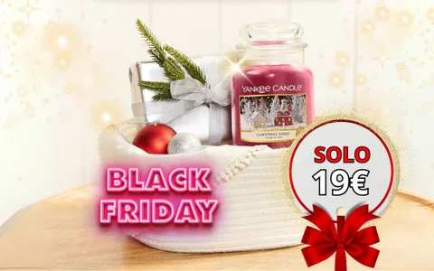 Yankee Candle Magia di Natale: SOLO 19€ per il Black Friday Amazon