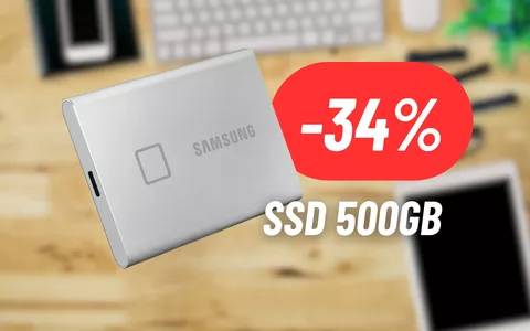 SSD Samsung portatile da 500GB ad un prezzo top: SCON(TO)VOLGENTE