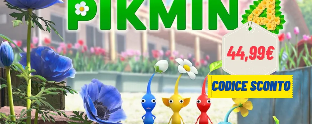 Pikmin 4: l'esclusiva Nintendo a 44,99 con il CODICE SCONTO