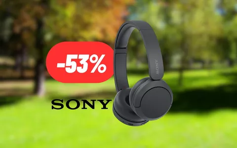 Tutta la qualità di Sony in queste straordinarie cuffie bluetooth al 53% di sconto