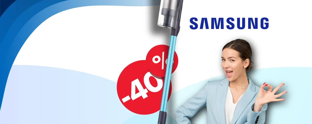 CHE BOMBA: Aspirapolvere senza fili SAMSUNG a prezzo minimo storico su Amazon!