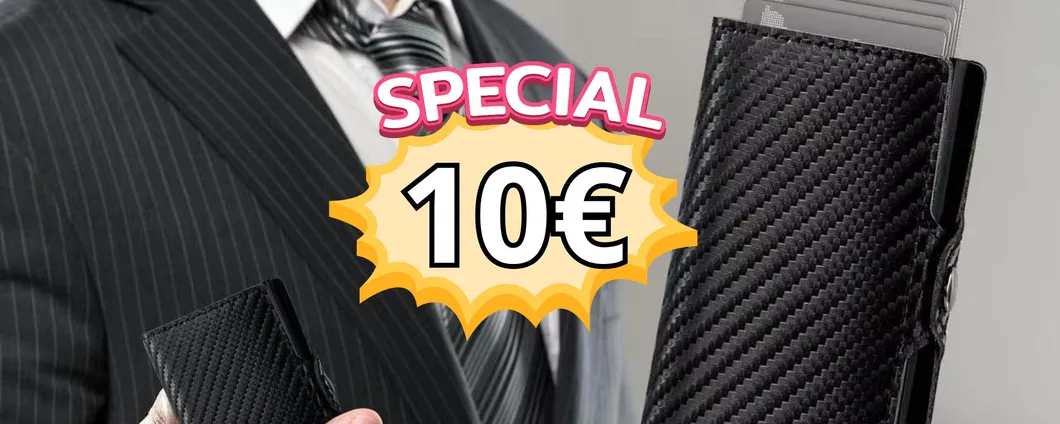 Proteggi i tuoi beni: PORTAFOGLIO con RFID a soli 10 euro su Amazon!