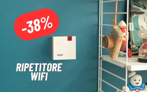 Estendi la tua copertura WiFi con il riptitore Fritz! in FORTE SCONTO