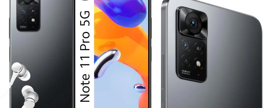 Xiaomi Redmi Note 11 Pro con schermo 120 Hz AMOLED DotDisplay ad un prezzo FOLLE su Amazon