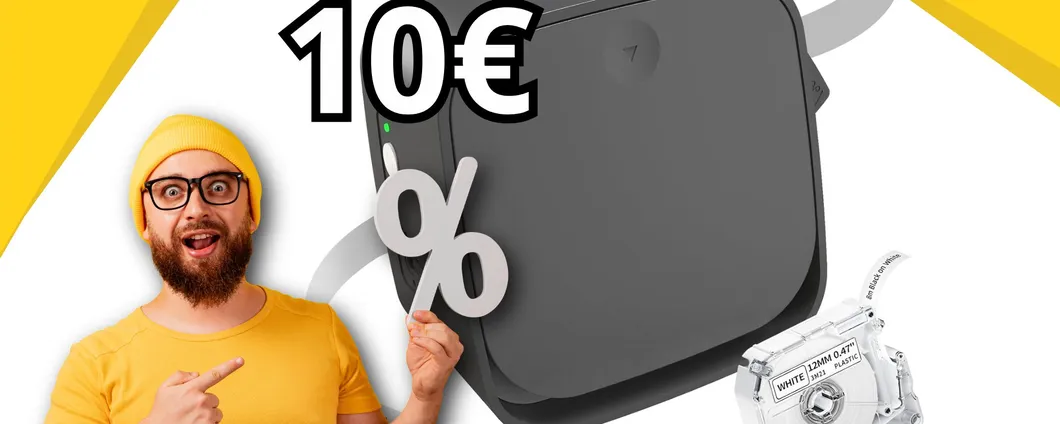 SOLO 10€ per l'etichettatrice che puoi portare sempre con te: scoprila OGGI!