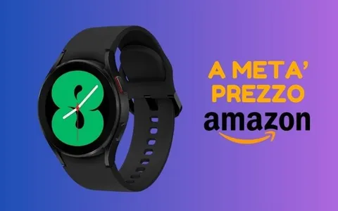 Samsung Galaxy Watch4 è SCONTATO del 50% su Amazon, corri a prenderlo!