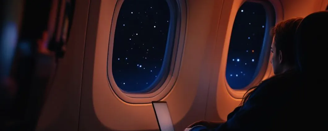 Starlink funziona meglio in volo che a terra: numeri da record per connessione e latenza in aereo