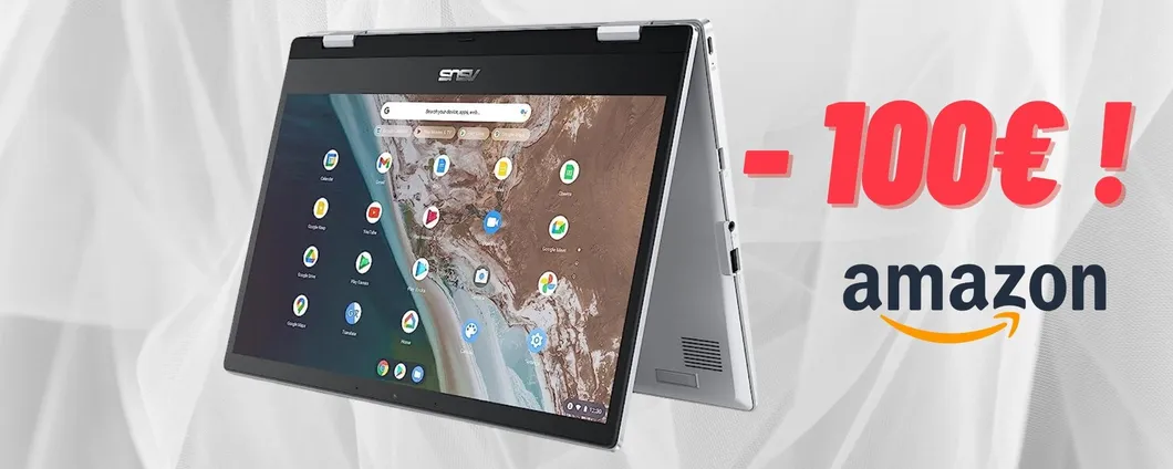 Col portatile ASUS Chromebook Flip CX1 tutto è possibile, in OFFERTA BOMBA