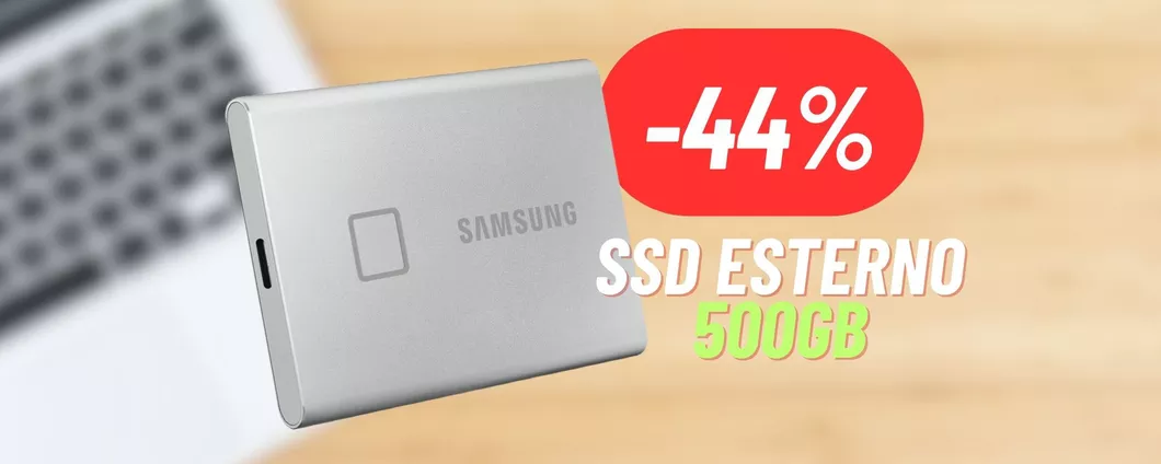 500GB di storage con l'SSD Samsung al 44% di sconto su Amazon