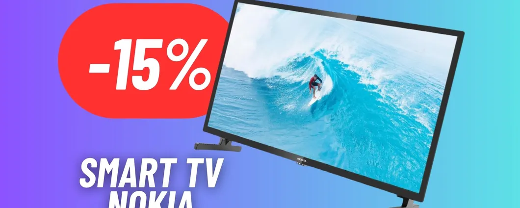 La SMART TV NOKIA DEFINITIVA per le piccole stanze: SCONTO OUTLET