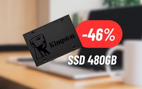 PORTA A SPASSO 480GB con l'SSD portatile di Kingston al 46% di SCONTO
