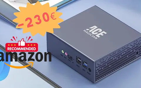 Amazon a briglie sciolte: mini PC con Windows 11 a prezzo REGALO
