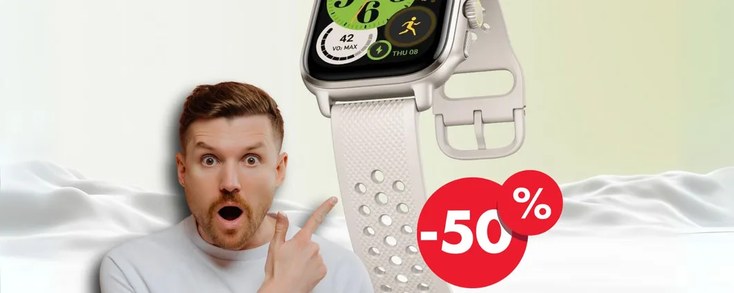 Sconto BOMBA: metà prezzo per Amazfit Cheetah Square, lo smartwatch top su Amazon