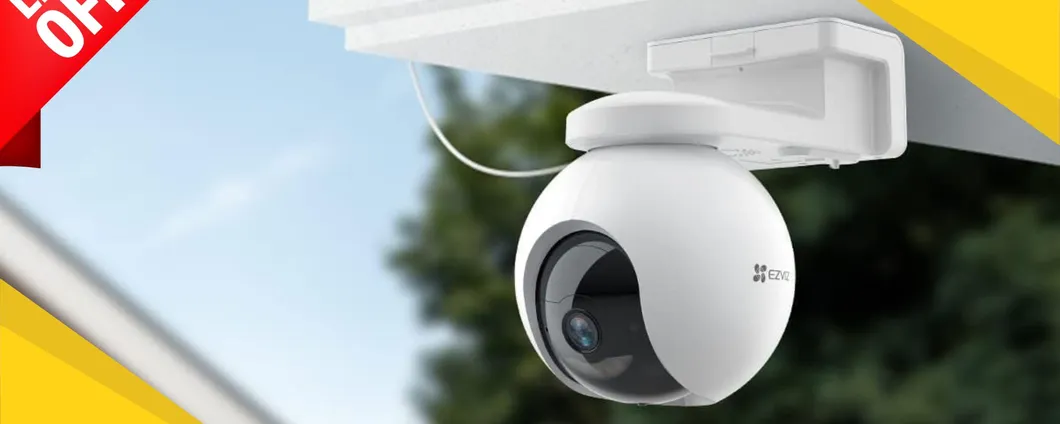 PROTEGGI la tua proprietà: Telecamera Motorizzata di sicurezza con coupon sconto!
