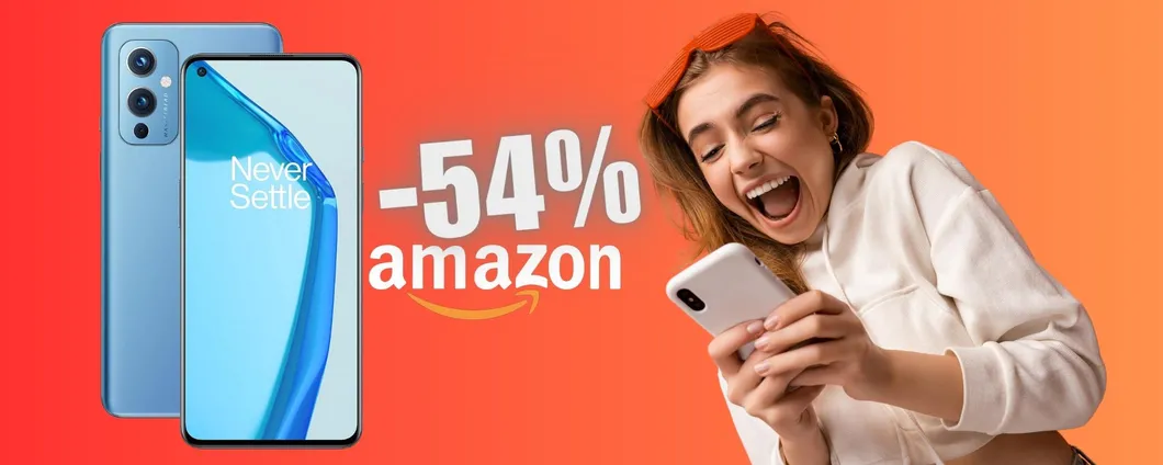 OnePlus 9 5G (8GB/128GB) a un PREZZO da BRIVIDI (-54%)