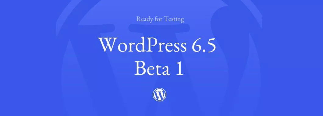 WordPress 6.5 è in Beta