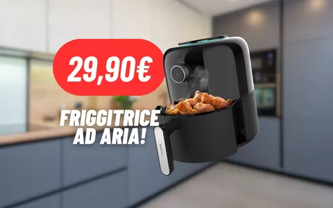 Cibo sano e delizioso con effetto crunch: friggitrice ad aria A MENO DI 30€