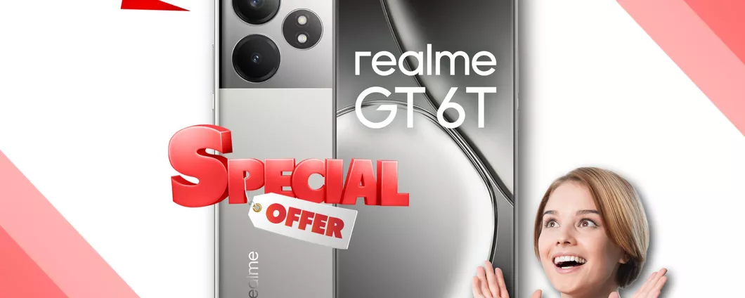 Realme GT 6T: smartphone FANTASTICO a prezzo piccolissimo grazie allo sconto!