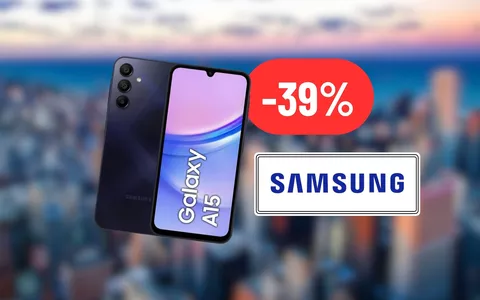 CROLLA del 39% il Samsung Galaxy A15 su Amazon: MAXI OFFERTA