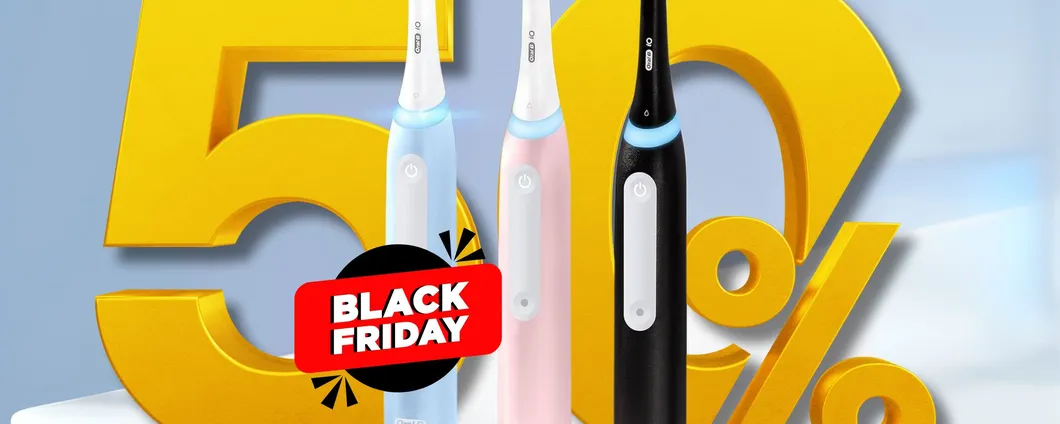Oral-B Spazzolino Elettrico Ricaricabile: 50% DI SCONTO per il Black Friday